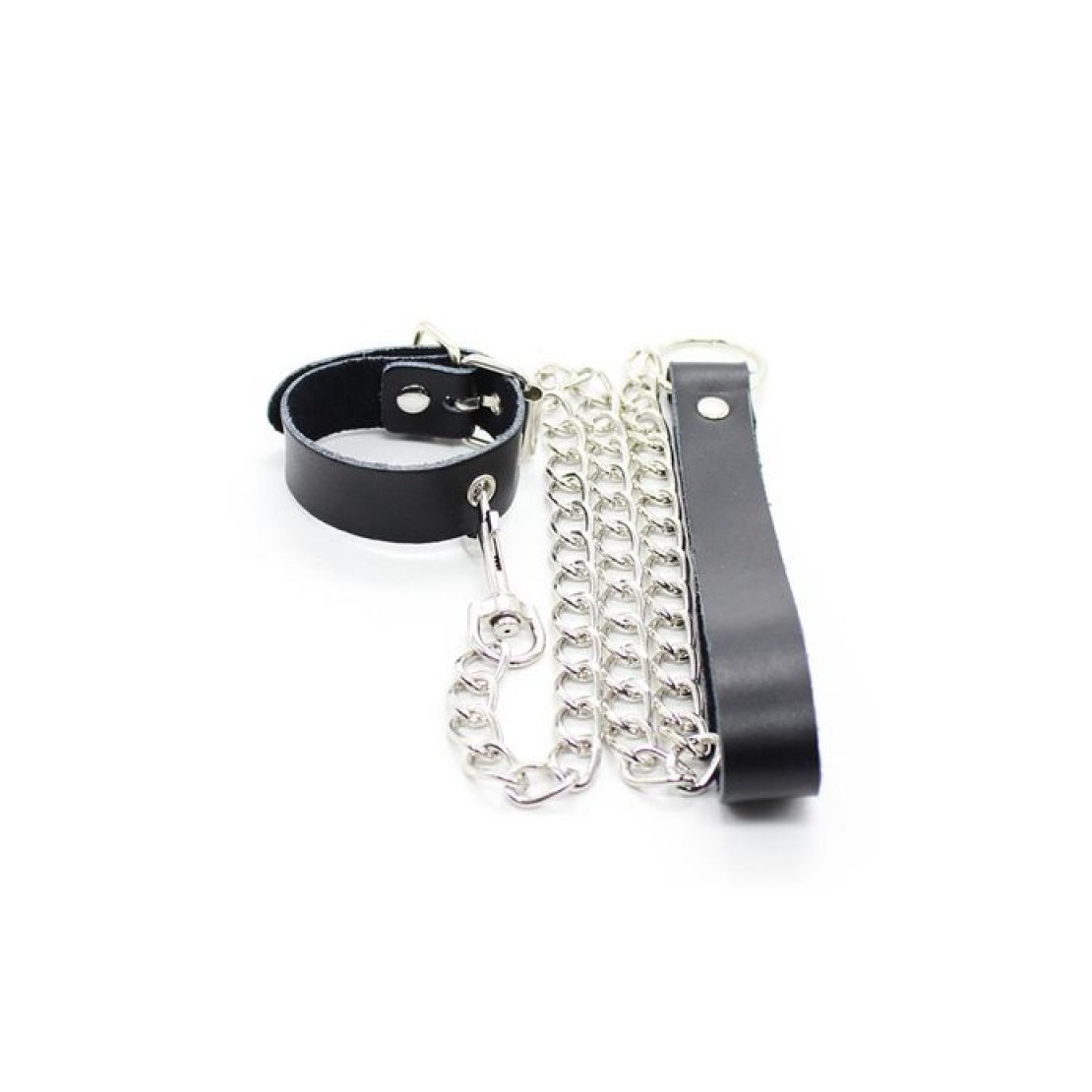 CHAIN LEASH GUINZAGLIO DA PENE IN ECOPELLE SEX...