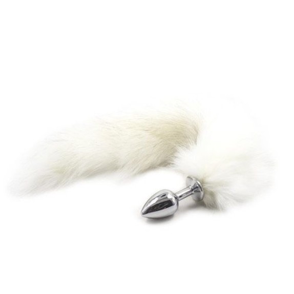 LONG FOX TAIL PLUG ANALE CON CODA SEX TOY IN ECOPELLICCIA