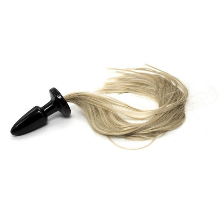 LONG HORSE TAIL PLUG ANALE IN PVC SEX TOY CON CODA