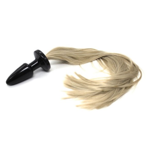 LONG HORSE TAIL PLUG ANALE IN PVC SEX TOY CON CODA