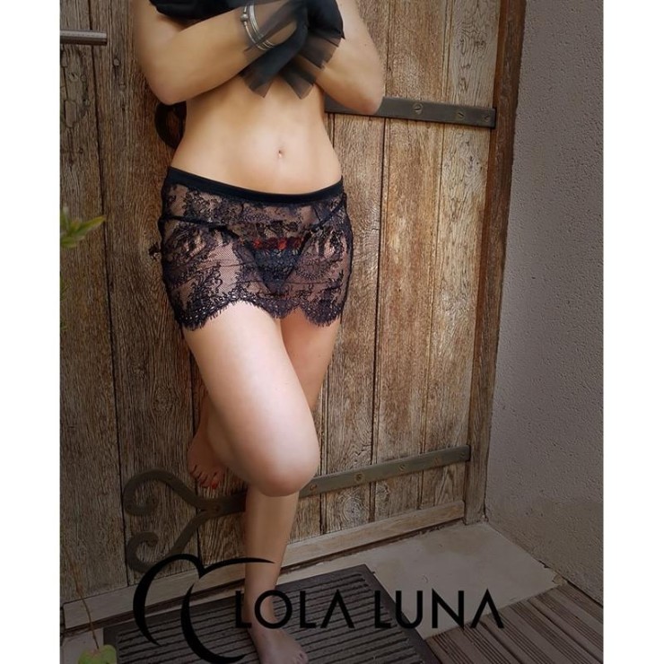 MINI GONNA SEXY PER DONNA IN PIZZO LILY 2