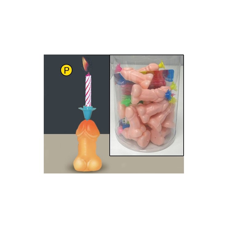 PORTA CANDELINE SEXY A FORMA DI PENE ARTICOLO SCHERZOSO 2