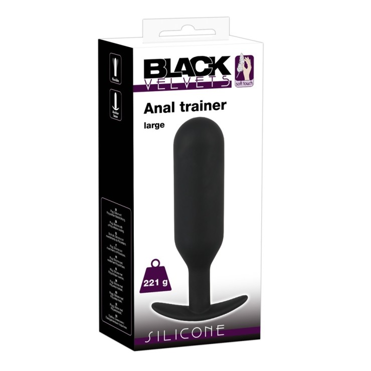 TAPPO ANALE IN SILICONE SEX TOY CON PESO ANAL TRAINER