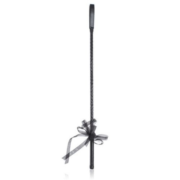 Frustino ribbon horse whip black