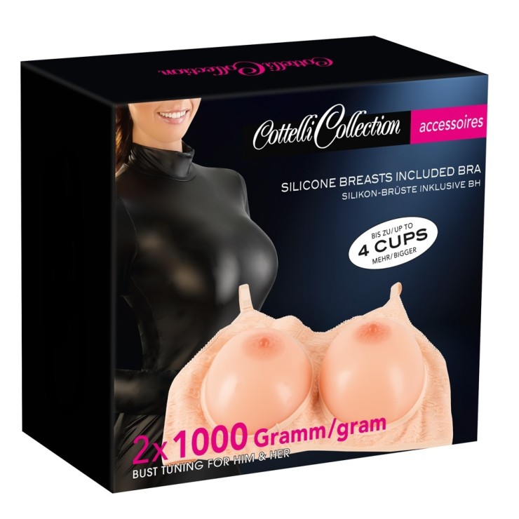SENO REALISTICO SEXY CON REGGISENO PER TRAVESTITI