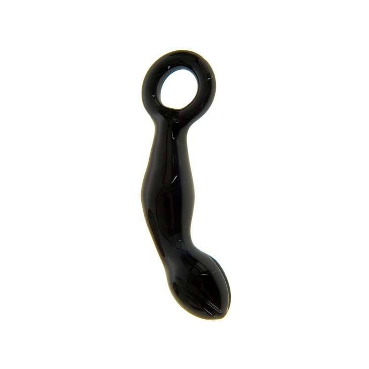 FALLO IN VETRO NERO CON ANELLO