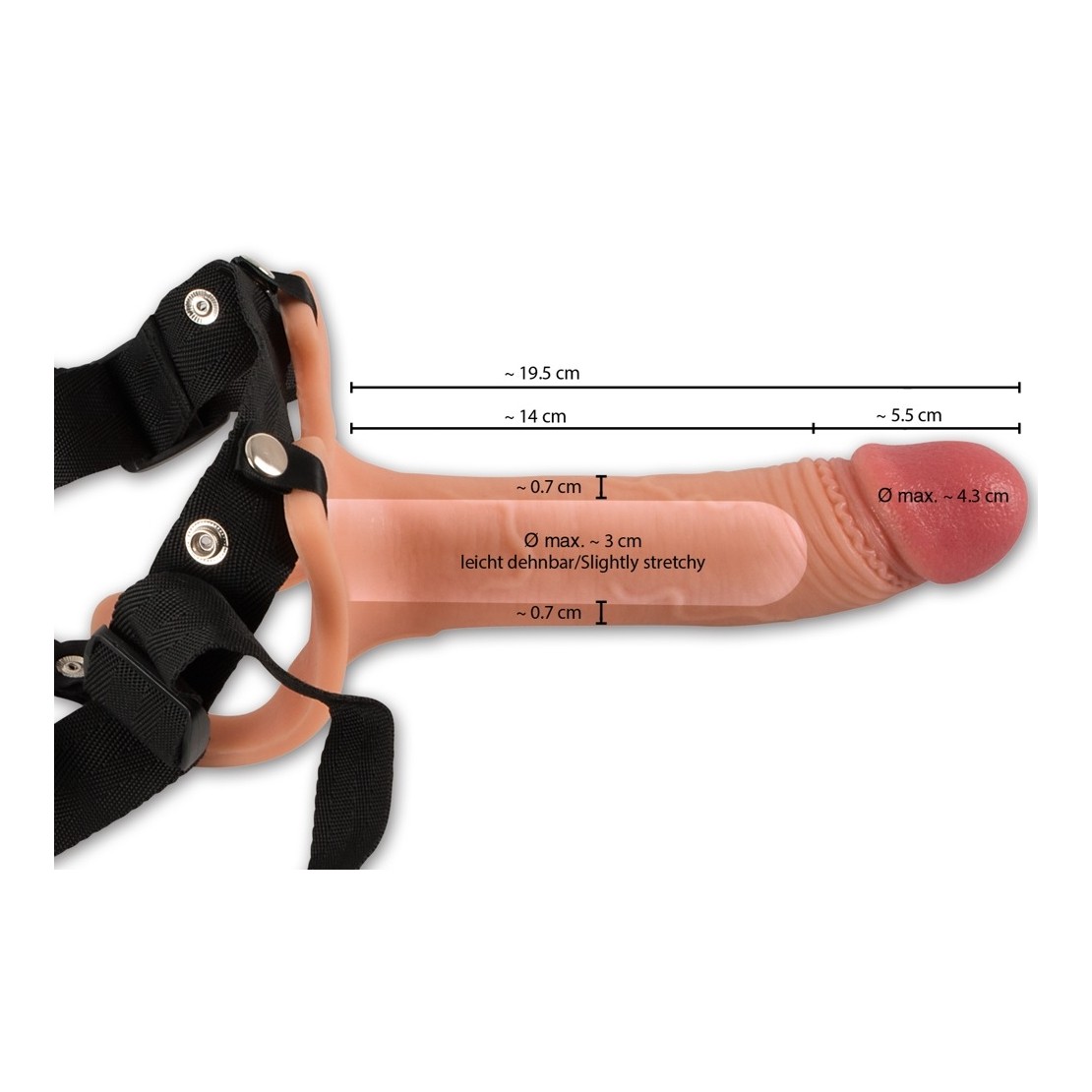 STRAP-ON PROTESI REALISTICA PER UOMO SEX TOY...