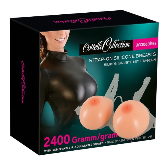 SENO REALISTICO GRANDE SEXY CON REGGISENO PER TRAVESTITI