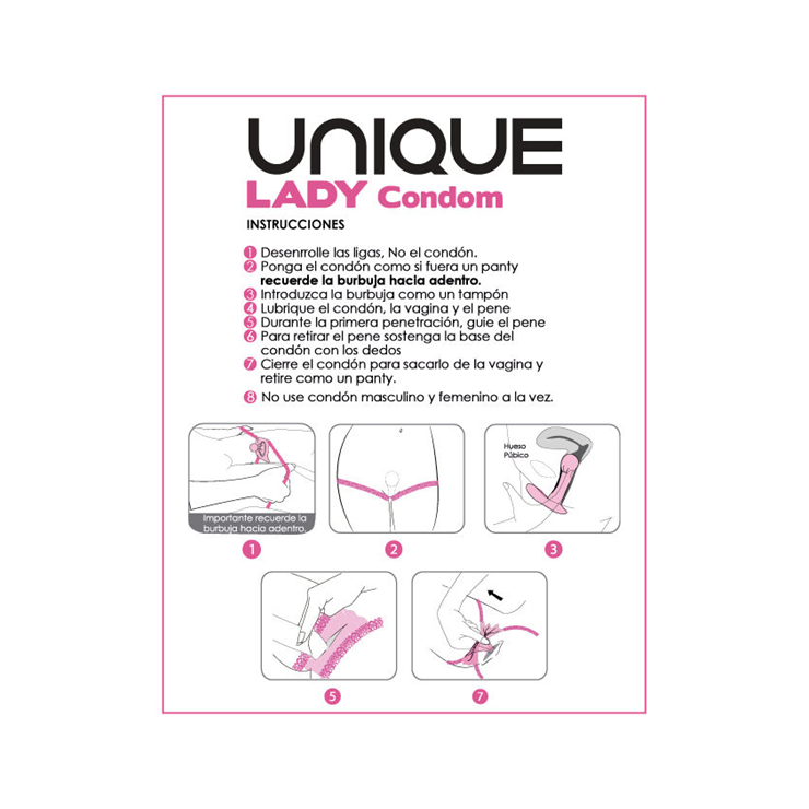 PRESERVATIVO FEMMINILE SEXY A MUTANDINA  PRIVO DI LATTICE 2