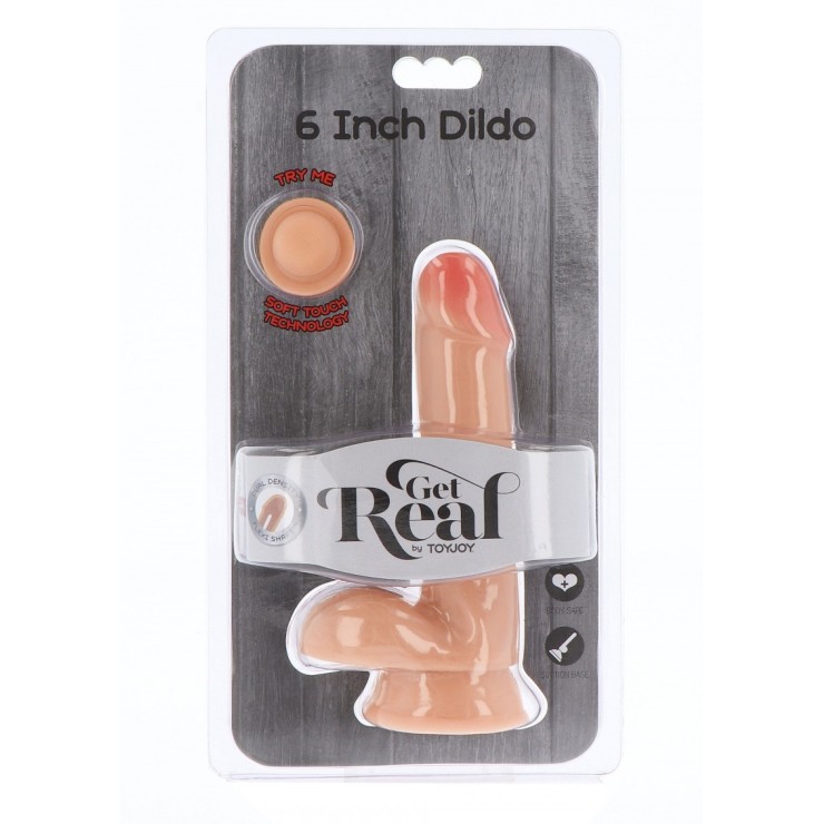 FALLO REALISTICO CON VENTOSA SEX TOYS CM. 17 GET REAL 2