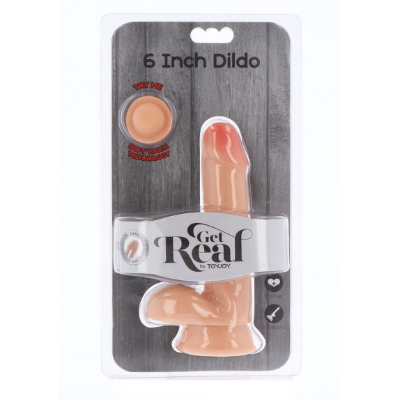FALLO REALISTICO CON VENTOSA SEX TOYS CM. 17 GET REAL