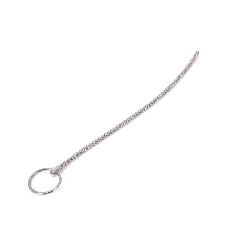 SONDA URETRALE CON SFERE IN ACCIAIO SEX TOY 6 MM. 2