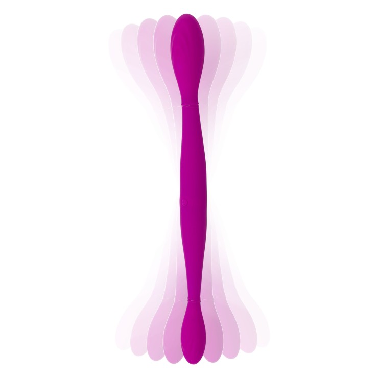 VIBRATORE DOPPIO UNISEX SEX TOY PER GIOCHI DI COPPIA... 2