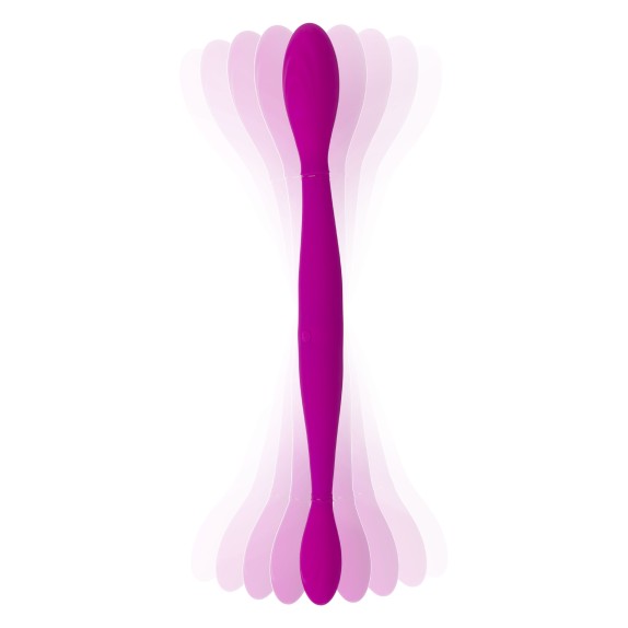 VIBRATORE DOPPIO UNISEX SEX TOY PER GIOCHI DI COPPIA INFINITY