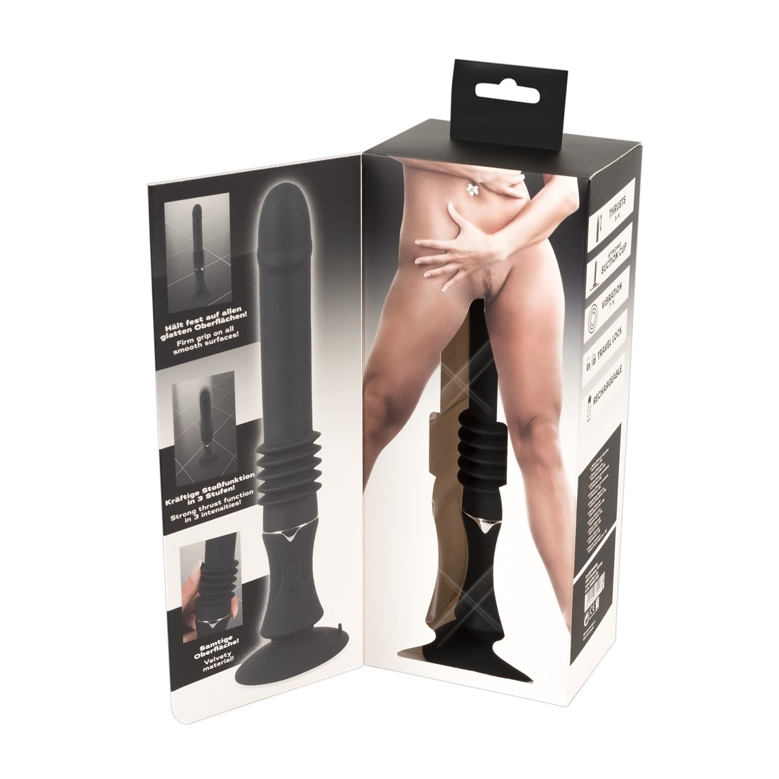 VIBRATORE VAGINALE ANALE SEX TOY A SPINTA...