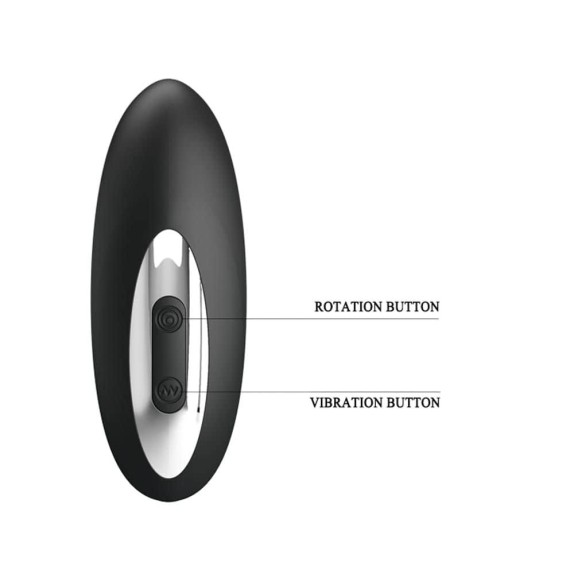 STIMOLATORE ANALE VIBRANTE SEX TOY CON MICROSFERE ROTANTI
