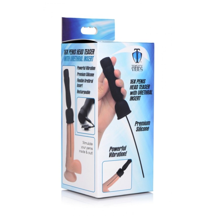 SONDA URETRALE VIBRANTE IN SILICONE SEX TOY TRINITY VIBES