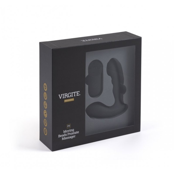 MASSAGGIATORE PROSTATICO SEX TOY CON SFERE OSCILLANTI