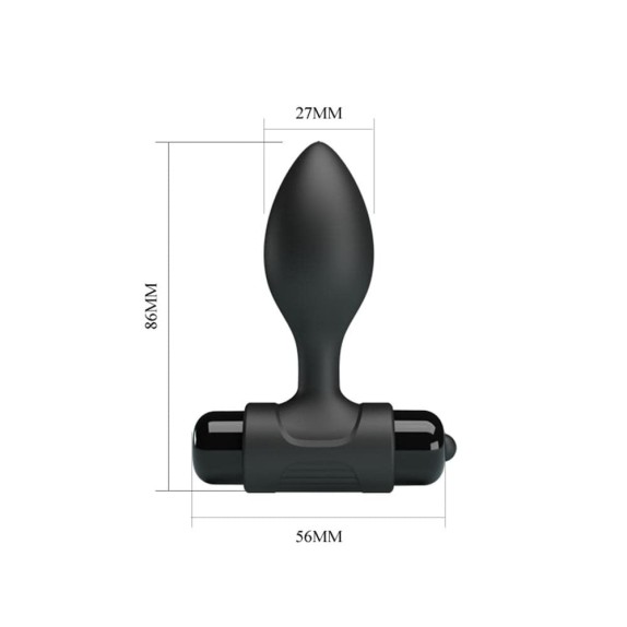 PICCOLO TAPPO ANALE IN SILICONE SEX TOY VIBRANTE