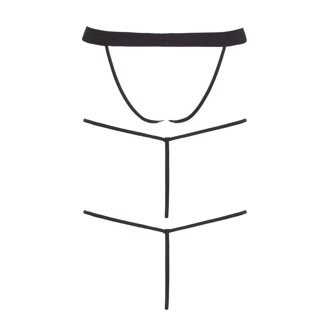 TRE PZ DI INTIMO SEXY PER UOMO CON DUE G-STRING...