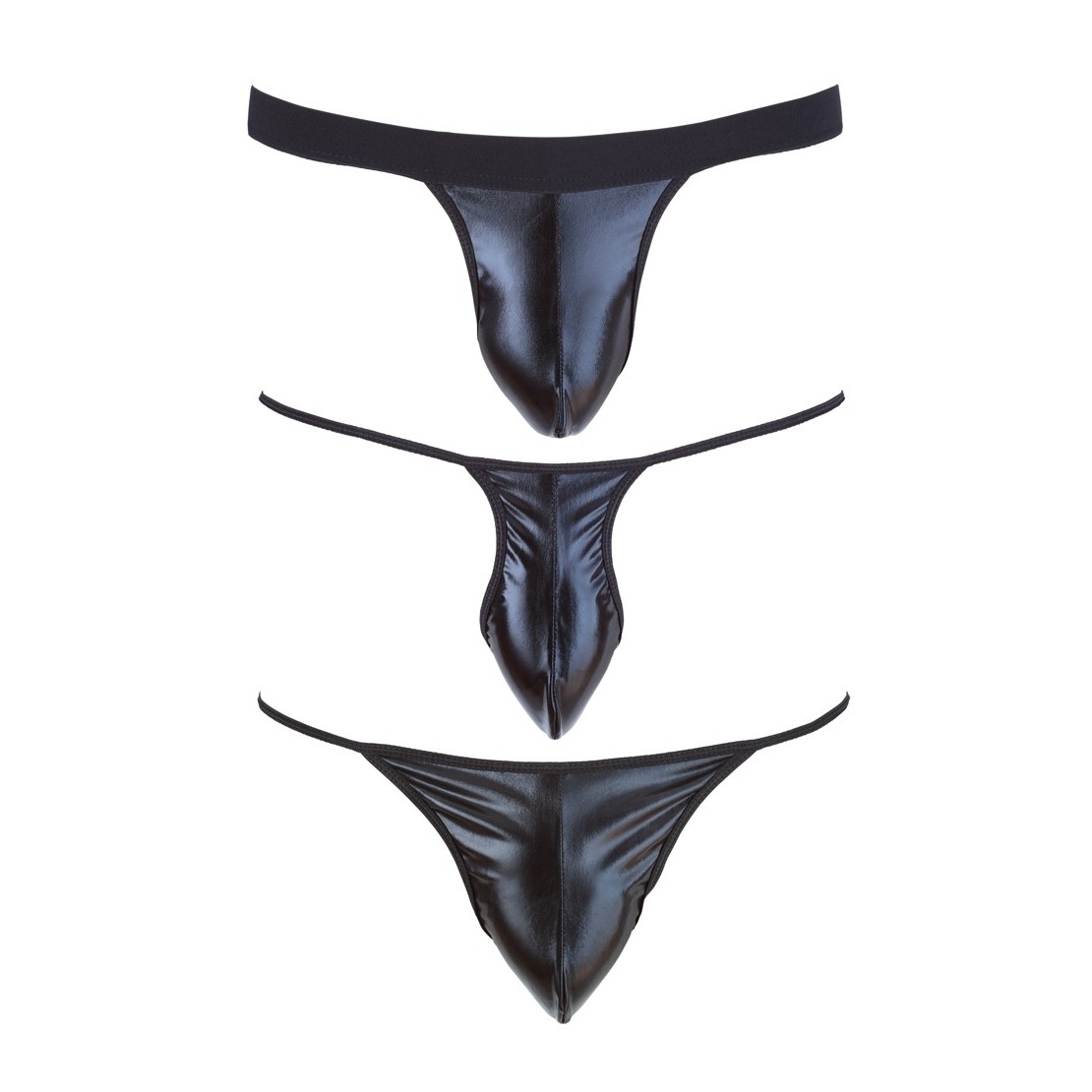 TRE PZ DI INTIMO SEXY PER UOMO CON DUE G-STRING...
