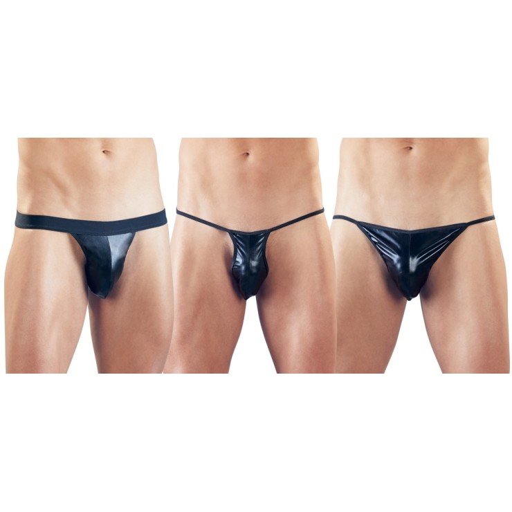 TRE PZ DI INTIMO SEXY PER UOMO CON DUE G-STRING E UN JOCK... 2