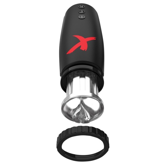 MASTURBATORE A SPINTA PER UOMO A FORMA DI BOCCA SEX TOY MOTO BATOR