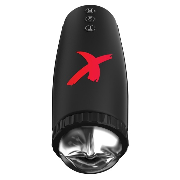 MASTURBATORE A SPINTA PER UOMO A FORMA DI BOCCA SEX TOY MOTO BATOR