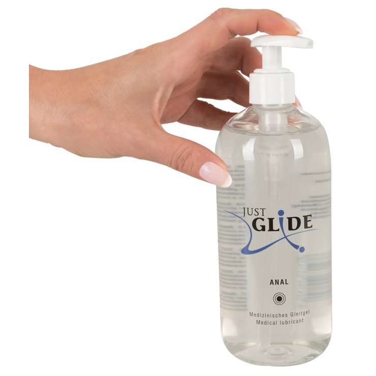 LUBRIFICANTE GEL ANALE A BASE D'ACQUA JUST GLIDE 500 ML 2