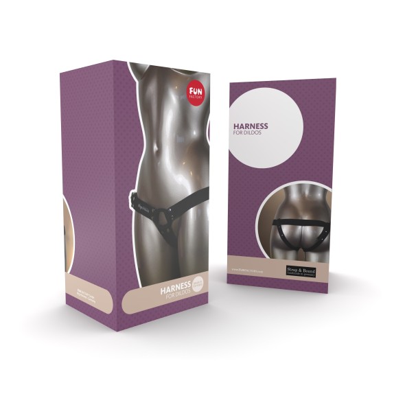 MUTANDINA-HARNESS IN JEANS PER STRAP-ON