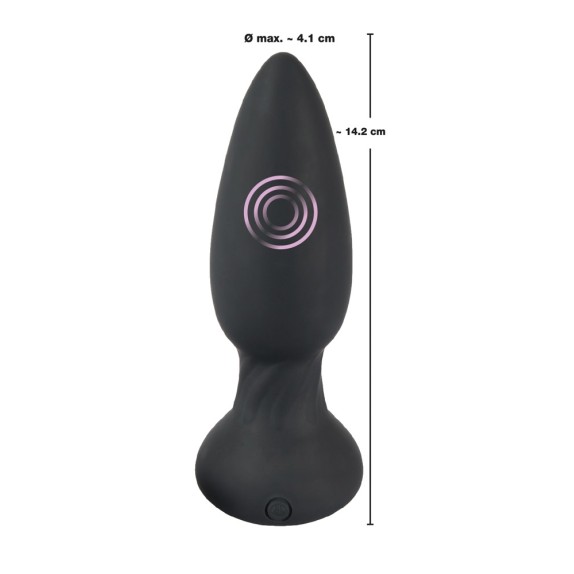 TAPPO ANALE VIBRANTE CON TELECOMANDO SEX TOY VIBRATING PLUG