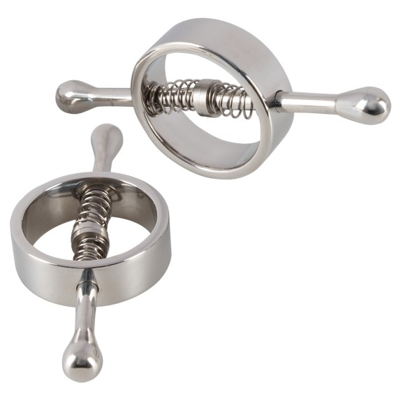 MORSETTI A MOLLA PER CAPEZZOLI IN ACCIAIO NIPPLE CLAMPS