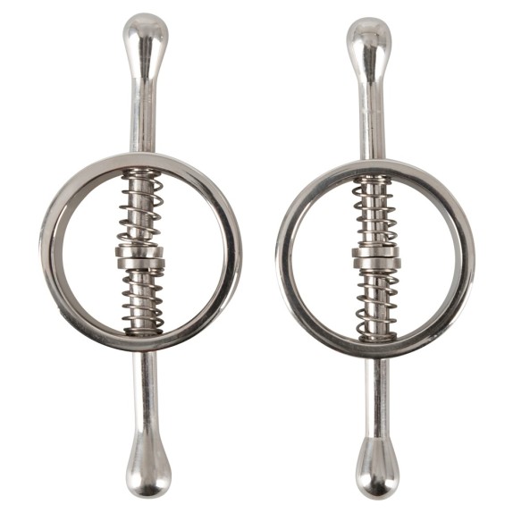 MORSETTI A MOLLA PER CAPEZZOLI IN ACCIAIO NIPPLE CLAMPS