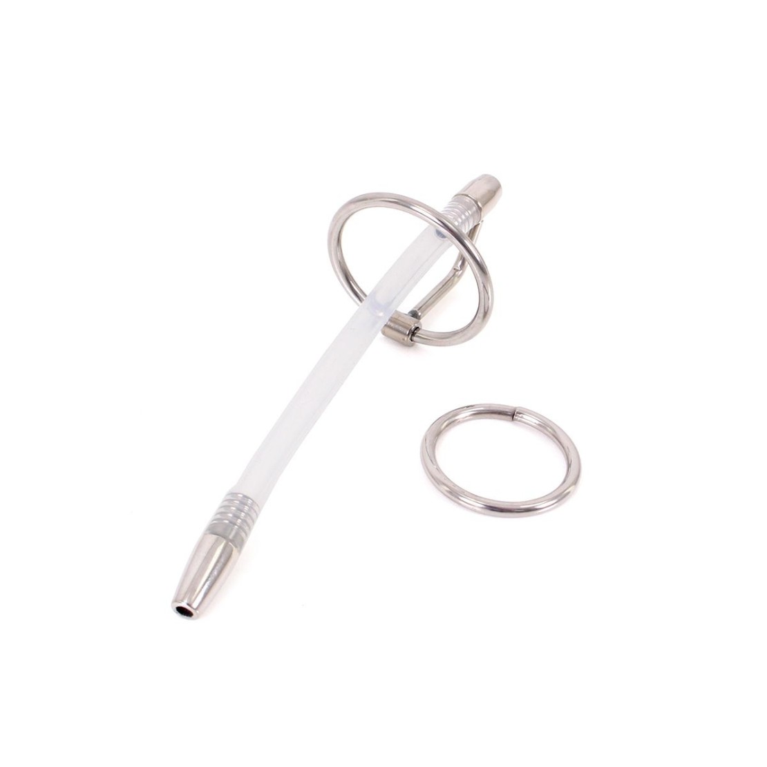 SONDA URETRALE CON ANELLO PER GLANDE SEX TOY...