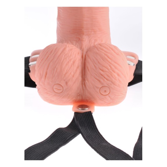 STRAP-ON UNISEX CM. 15 SEX TOY VIBRANTE FETISH FANTASY