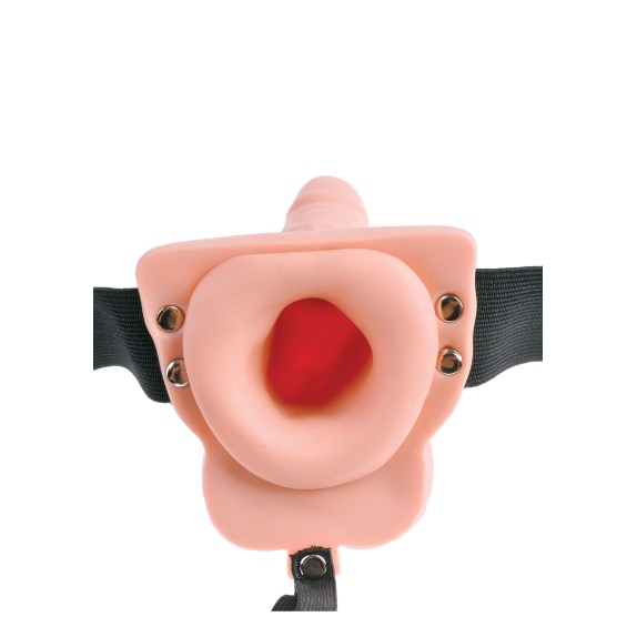 STRAP-ON UNISEX CM. 15 SEX TOY VIBRANTE FETISH FANTASY