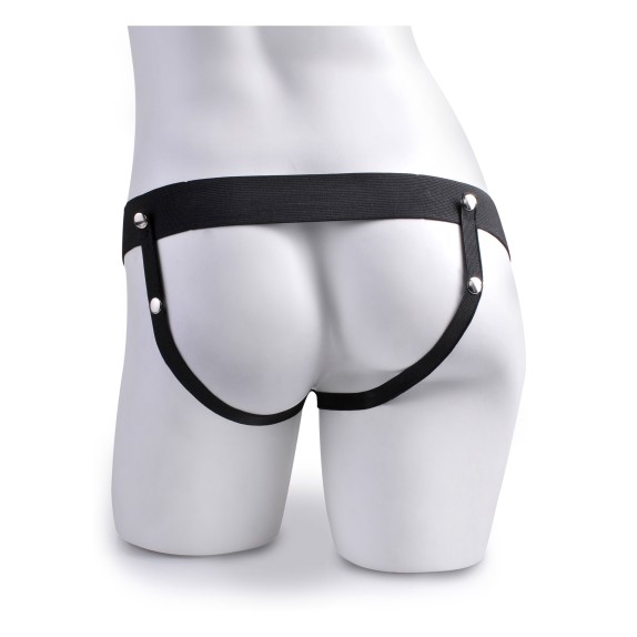 STRAP-ON CON PROLUNGA PER UOMO SEX TOY VIBRANTE CM. 18