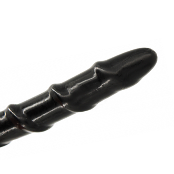DILDO ANALE NERO CON VENTOSA SEX TOY CM. 43 SNAKESPEARE