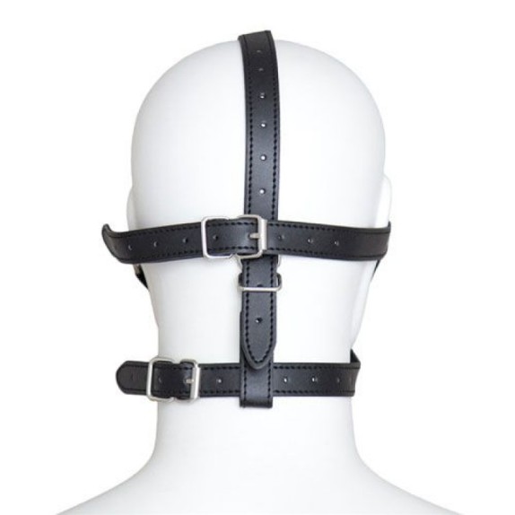BAVAGLIO BOCCA E BENDA PER GIOCHI SADOMASO TOTAL HEAD HARNESS