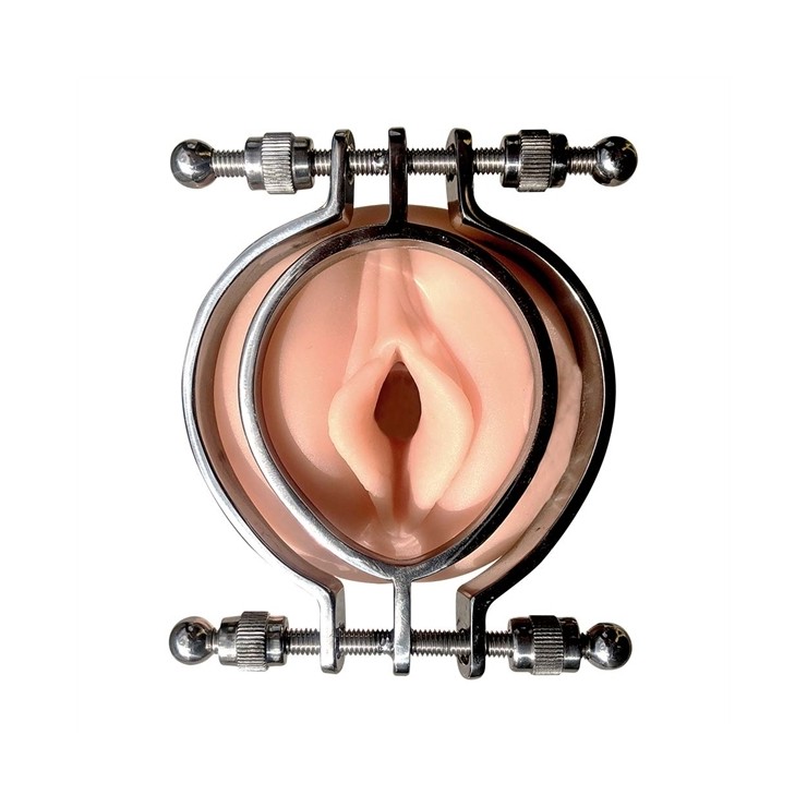 MORSETTO COSTRITTIVO IN ACCIAIO PER VAGINA SEX TOY FUCK HOLE