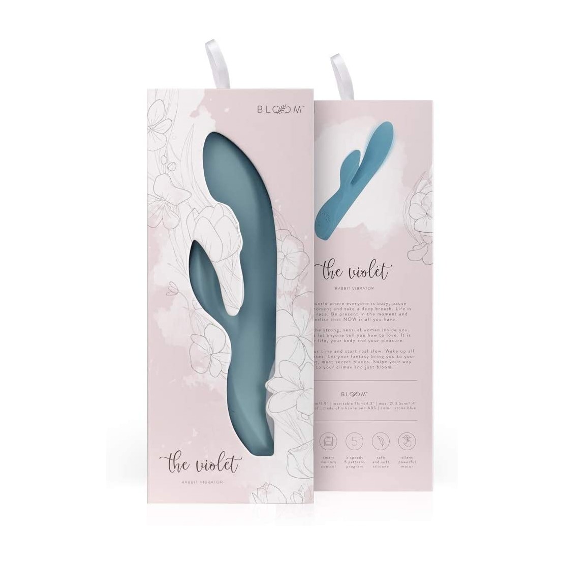 VIBRATORE RABBIT RICARICABILE SEX TOY THE...