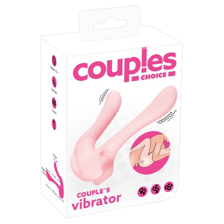VIBRATORE DOPPIO PER GIOCHI DI COPPIA SE XTOY COUPLES CHOICE