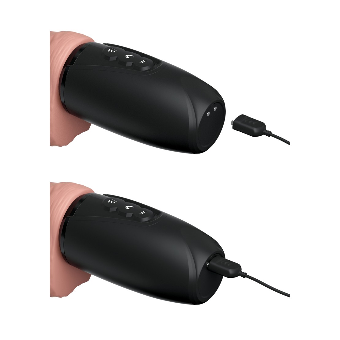 VIBRATORE REALISTICO SCALDANTE CON SPINTA SEX...