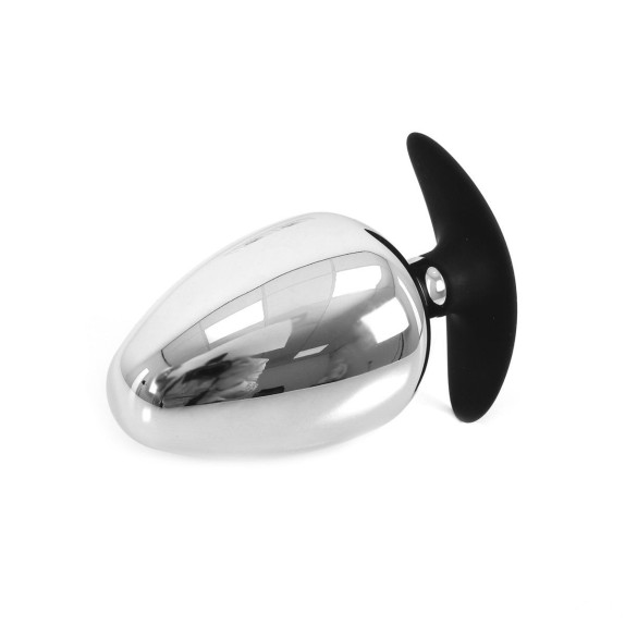 BUTT - PLUG ANALE DI GRANDE DIMENSIONE IN ACCIAIO INOSSIDABILE