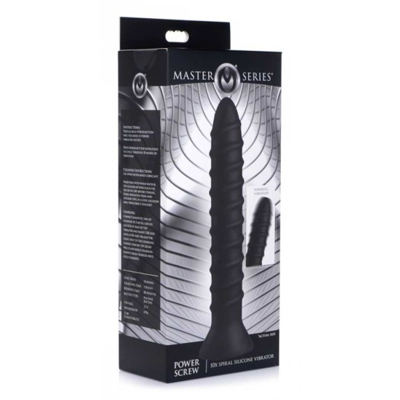 VIBRATORE A SPIRALE VAGINALE ANALE SEX TOY POWER SCREW