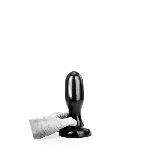 TAPPO ANALE CON BASE LARGA SEX TOY ALL BLACK CM. 20