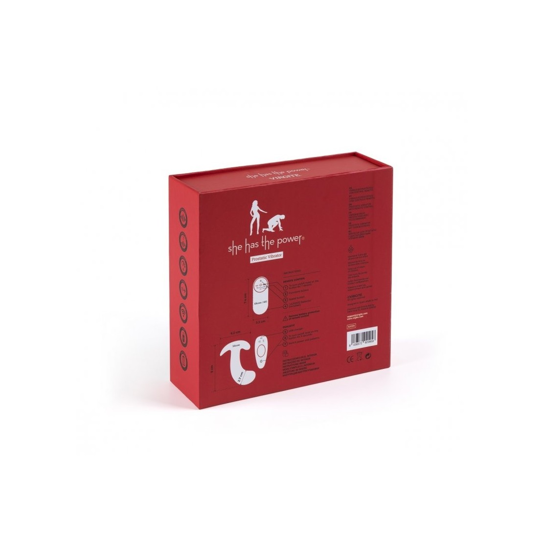 VIBRATORE PROSTATICO CON TELECOMANDO SEX TOY