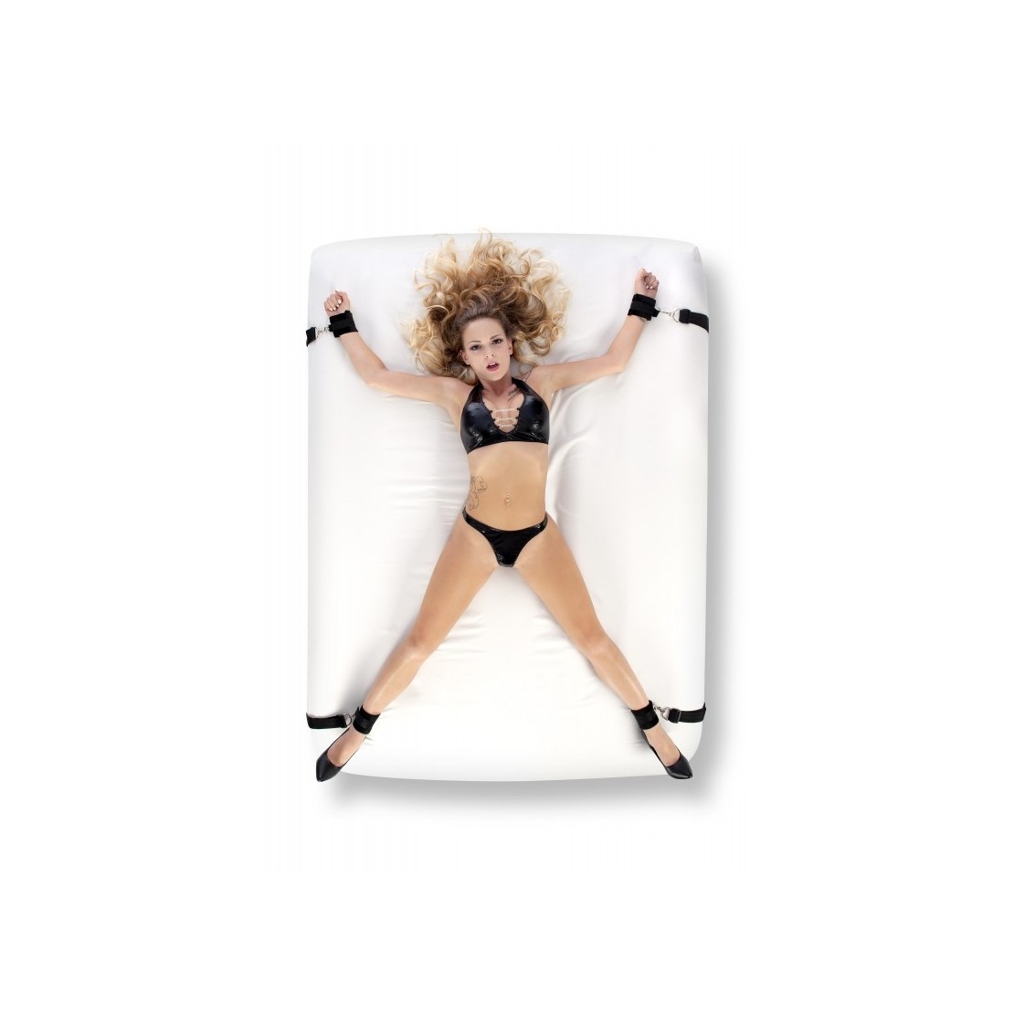 SET COSTRITTIVO DA LETTO PER GIOCHI SADOMASO...
