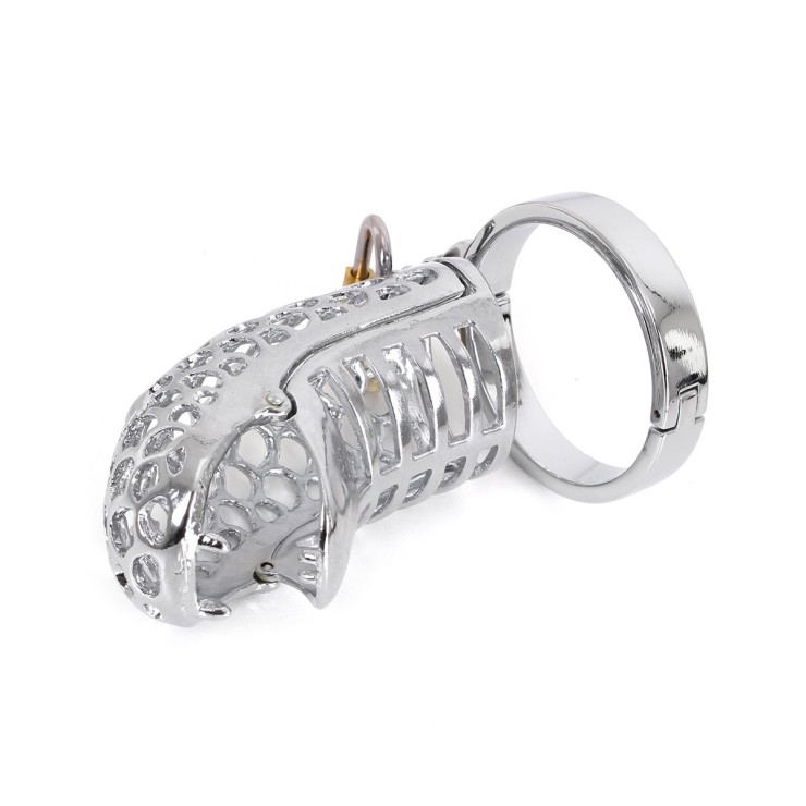 GABBIA CINTURA DI CASTITA' PER UOMO SEX TOY SNAKE 2