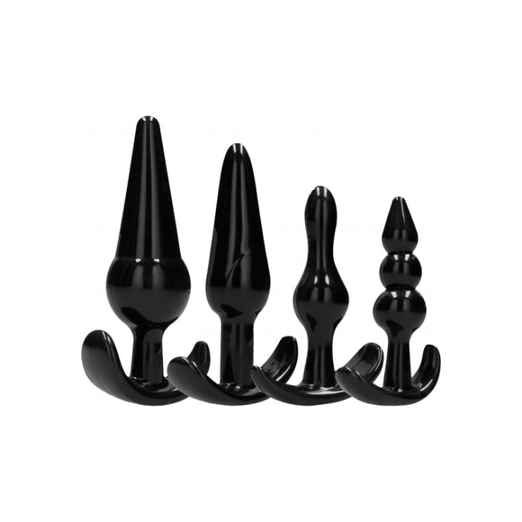 KIT PLUGS ANALI MORBIDI QUATTRO PEZZI SEX TOY ADDICTED